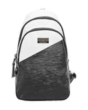 Volcom Women's Ridgestone Over Shoulder Sling Bag Backpack, Black White, One Size