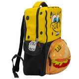 AI ACCESSORY INNOVATIONS Sponge Bob Square Pants Backpack, 3D Big Face SpongeBob Girls & Boys School Bag 16”