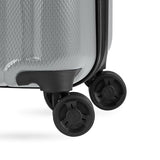 SwissGear 7272 Energie Hardside Expandable Luggage with Spinner Wheels, Silver, 3-Piece Set (19/24/27)