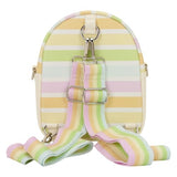 Disney Mickey & Friends Rainbow Stripes Convertible Mini Backpack & Crossbody Bag