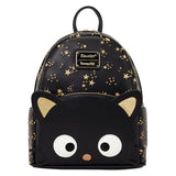 Loungefly Sanrio: Chococat - Quilted Gold Embroidery Stars - Mini Backpack - Great for Kids & Adults - Collectible Bags