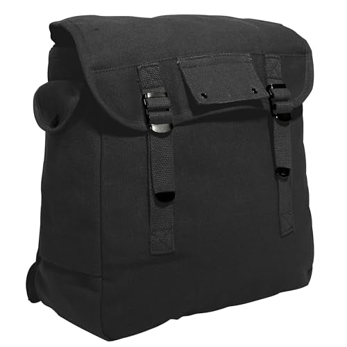 Rothco Heavyweight Canvas Musette Bag – Rugged EDC Travel Outdoor Hiking Backpack