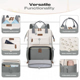Maelstrom 15.6-17.3" Laptop Backpack with Lunch Box, Work Bag for Women Men