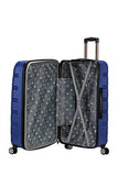 Rockland Melbourne Hardside Expandable Spinner Wheel Luggage, Blue, Checked Large 28"