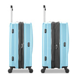 Samsonite Winfield 2 Hardside Expandable Luggage with Spinner Wheels, Ice Blue, Checked-Large 28-Inch