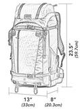 Think Tank BackLight Elite 45L Camera Daypack Backpack for DSLR, Mirrorless, Photography and Video - Grey