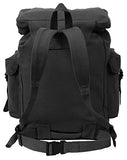Black European Rucksack 20" x 13" x 7and half