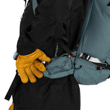 Osprey Soelden 32L Ski and Snowboard Backpack - Avalanche Gear Carry - Lightweight Backcountry Backpack for Men - Ski & Snowboard Carry - Made with 100% Recycled Nylon, Cascade Blue