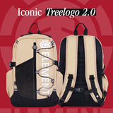 Element Backpack, Vertical Logo Skate Pack, Multi-Compartment Storage, Reflective Bungee Cord, Khaki