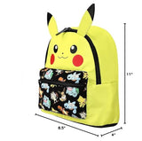 Bioworld Pokemon's Pikachu Adorable Mini Backpack with 3d Ears