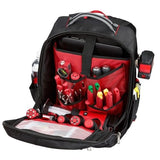 48-22-8202 Tool Backpack for Milwaukee 22-Pocket Low-Profile Backpack Length 7.87 in Width 11.80 in Height 19.6 in - Black