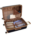 London Fog Regent Black 25" Expandable Spinner