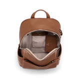 TUMI - Voyageur Raina Backpack - Women's Premium Leather Backpack - Everyday Bag with Phone Pocket & Laptop Compartment - Sienna
