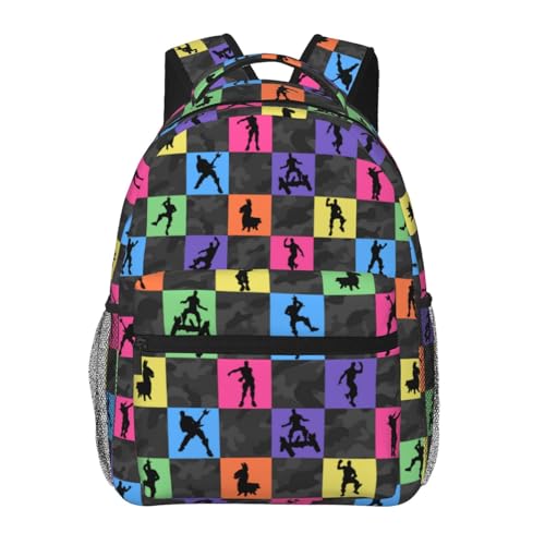 Xyiafc Gaming Themed Backpack for Boys - Ideal for Students Ages 6-18, School and Travel Use - Kids and Teens Video Game Bookbag-17 | Backpacks4Less