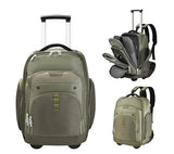 Heliar Rolling Backpack with Wheels | Wheeled Roller Backpack for Business & Travel, Adjustable 13-18 Inch Laptop Backpack with Laptop Compartment & Carry-On Design