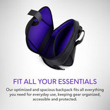Alienware 16 Backpack - AW5625P - 21L Capacity, 3D Breathable mesh, Magnetic pocket organizers, RFID safe pocket, Weather resistant, 3D Iridescent reflective Alienware logo - Alienware Black
