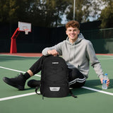 LARIPOP Basketball Backpack with Ball Compartment - Ventilated Shoe Pocket Fits US Size 15, Water Resistant 30L Sports Bag for Men Women Teen Athletes Practice Travel