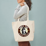 CafePress Obey The Basset Hound Tote Bag Natural Canvas Tote Bag, Reusable Shopping Bag