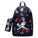 Jordan Bag Backpack and Pencil Case Air Black Code 9B0503-W0G