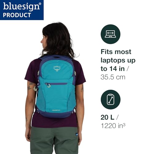 Osprey Daylite Plus Commuter Backpack - Everyday Pack with Laptop Sleeve, Bottle Pockets, and Extra Storage, Porcelain Orange | Osprey Backpacks