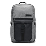 Under Armour unisex-adult Ua Triumph Campus Bp Backpack, Castlerock Full Heather/Black/Black, One Size, Backpack