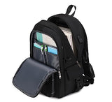 Joymoze Women Fashion Travel Backpack Set Roomy Laptop Rucksack Set Casual Daypack for Girl Black