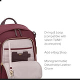 Tumi Womens Halsey Backpack Wine One Size