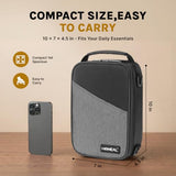 HOMEAL Smell Proof Bag with Lock, Odor Control Storage Kit, Black