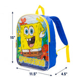 Nickelodeon SpongeBob Backpack - Boys Backpack for School
