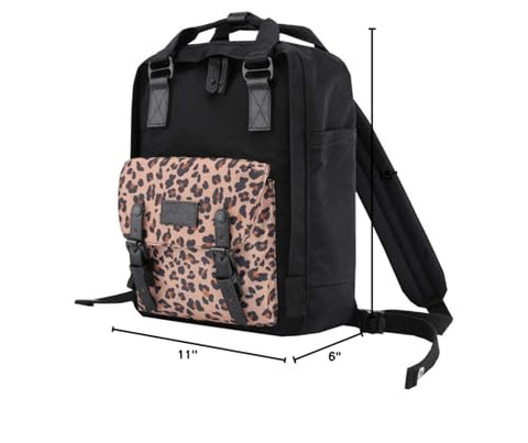 Himawari Backpack/Travel Backpack for Women 14.9" College Vintage Waterproof Bag ， Work Backpack for 14inch Laptop(HIM-62#)