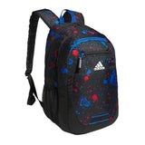 adidas Foundation Backpack, Splatter Black/Bright Royal Blue, OSFA