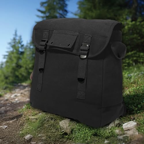 Rothco Heavyweight Canvas Musette Bag – Rugged EDC Travel Outdoor Hiking Backpack