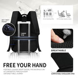 BICPSRO Classic School Backpack for Boys Girls Teens, Black Backpack for Men Women, 15.6 Inch Laptop Bookbag with Reinforced Straps for College High Middle School Work Business Book Bag
