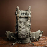 Eberlestock Modframe Hunting Pack Frame – Ultra-Durable, Lightweight Modular Backpack System – Adjustable Fit, Load Shelf, and Compression Straps – Compatible with EMOD Accessories – Military Green