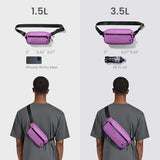 tomtoc 1.5L X-Pac Sling Bag with RFID Blocking Crossbody Pack for Men Women