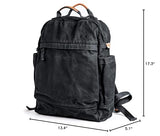 Gootium Canvas Backpack x Crossbody Pack - Casual Vintage Style Cloth Daypack Combo