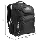 OGIO 411069.03 Black/Silver Excelsior Carry-On Commuter Backpack