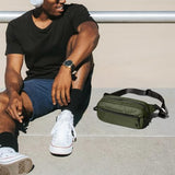 tomtoc 3.5L X-Pac Sling Bag with RFID Blocking Crossbody Pack for Men Women