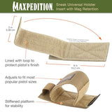 Maxpedition Gear Sneak Universal Holster Insert with Mag Retention, Khaki