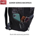 Rawlings | GAMER SERIES Backpack | Baseball/Softball | Black