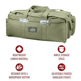 Rothco Tactical Duffle Bag - Rugged All-Purpose Gear and Equipment Bag, Water-Resistant Bottom