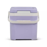 Igloos Cooler Hard-Sided Ice Chest, Insulated Portable Cooler, Heavy-Duty, Leak-Resistant Lid, Lightweight Ergonomic Handle (Lilac Breeze, 12 Quart)