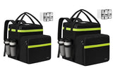 Ytonet Food Delivery Backpack, Expandable Food Delivery Bag with 7 Cup Holders, XX-Large