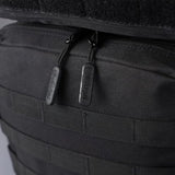 WOLFpak 45L Tactical Gym Backpack (Alpha Black) Durable 1000D Waterproof Oxford Material with MOLLE Webbing, Laptop Pocket & Dual Cup Holders, Durable Fitness/Travel/Military Daypack
