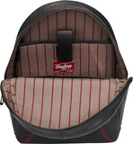 Rawlings | Leather Backpack Collection | Genuine Leather | Black | 12" W x 16" H x 4.5" D