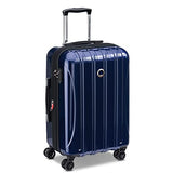 DELSEY Paris - Helium AERO- Starrer Großraumkoffer, Metallic Blue, Valise cabine, Hardside suitcase with multi-directional wheels