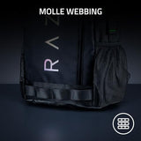Razer Rogue v3 14" Gaming Laptop Backpack: Travel Carry On Computer Bag - Tear and Water Resistant - Mesh Side Pocket - Fits 14 inch Notebook - Black