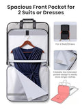 Mancro Garment Bags for Travel Fits 5 Suits, Wrinkle Free Suit Bag Travel