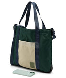 Topo Designs, Unisex, Mountain Essential Tote, Forest/Bone White, One Size
