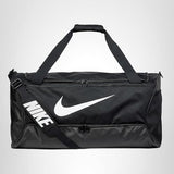 Nike Unisex Brasilia Training Duffel Bag (Small, 41L), Black/Black/White, MISC